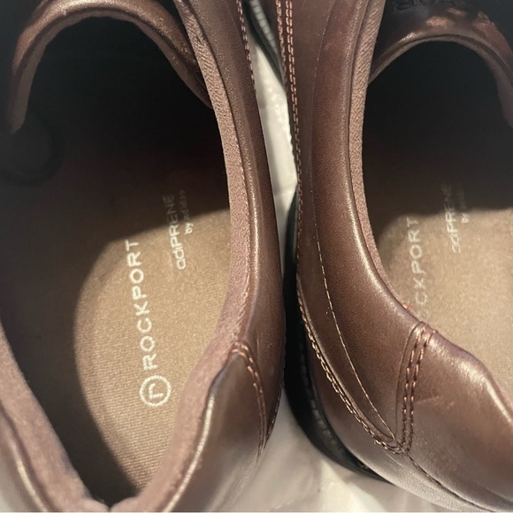 Mens Rockport Lace-up Shoes Sz 10.5 with Adiprene by Adidas sole - Picture 5 of 6